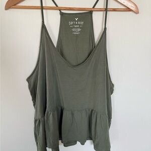 American Eagle Outfitters Olive Green Tank Top